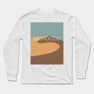 Morocco Sahara Desert Long Sleeve T-Shirt